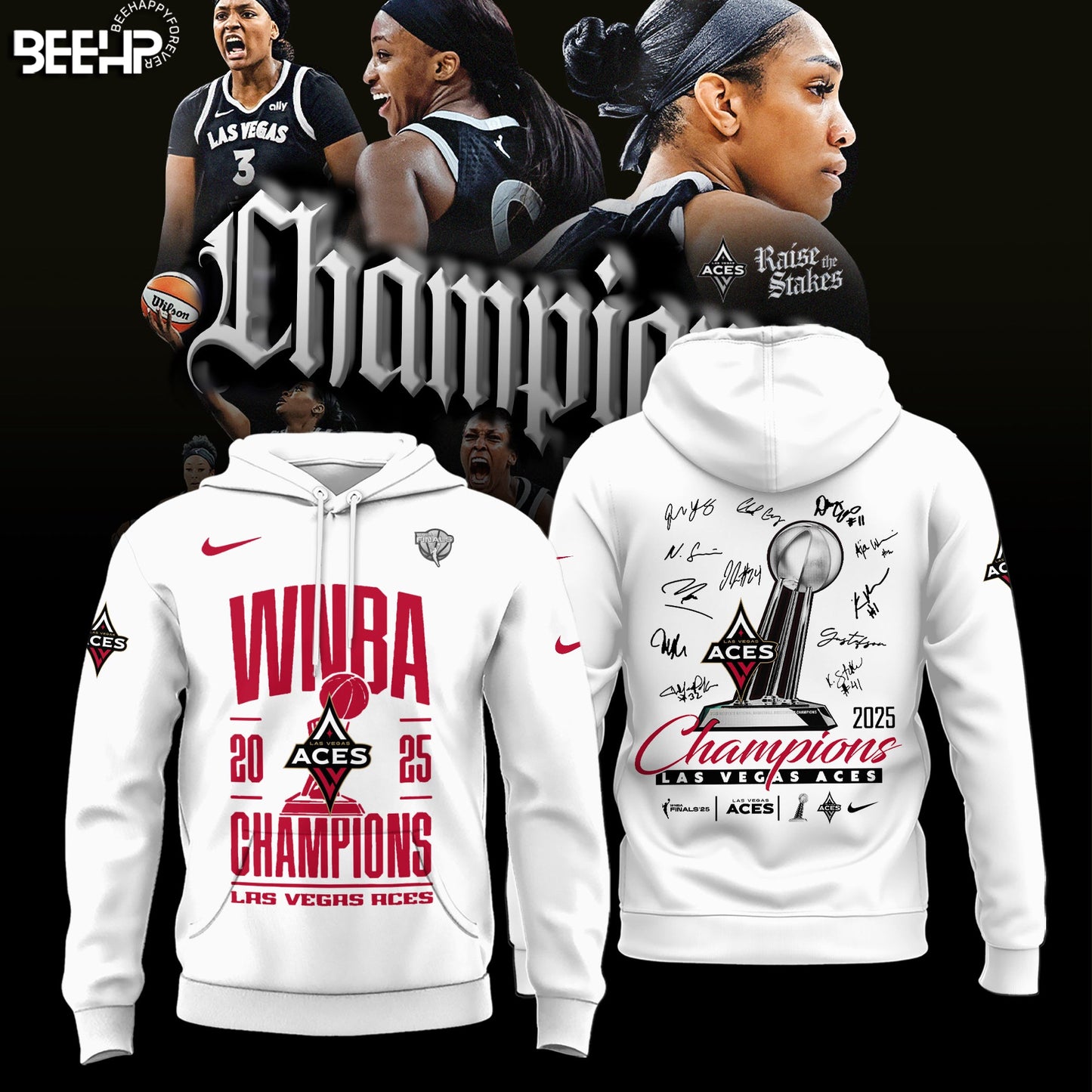 Las Vegas Aces 2025 WNBA Champions Limited Edition Hoodie