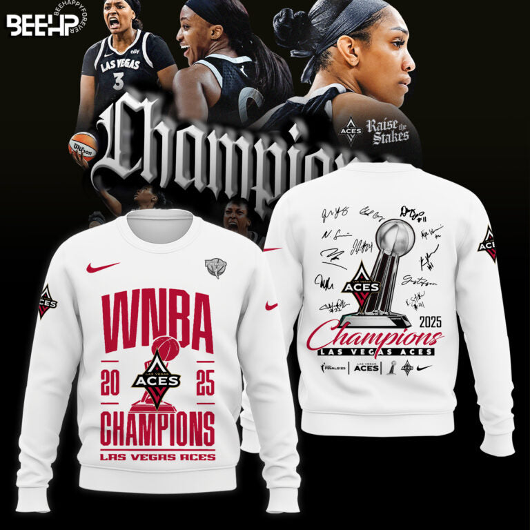 Las Vegas Aces 2025 WNBA Champions Limited Edition Sweatshirt