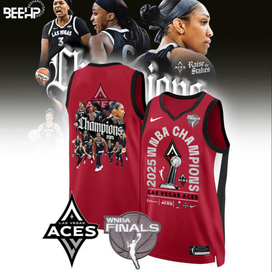 Las Vegas Aces 2025 WNBA Champions Basketball Jersey