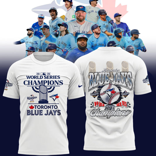 Limited Edition Toronto Blue Jays World Series Champions 2025 Combo T-Shirt