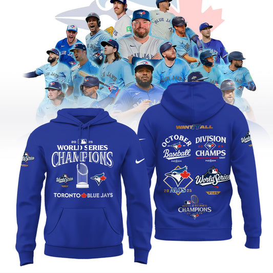 Toronto Blue Jays 2025 World Series Champions Limited Edition Combo Hoodie