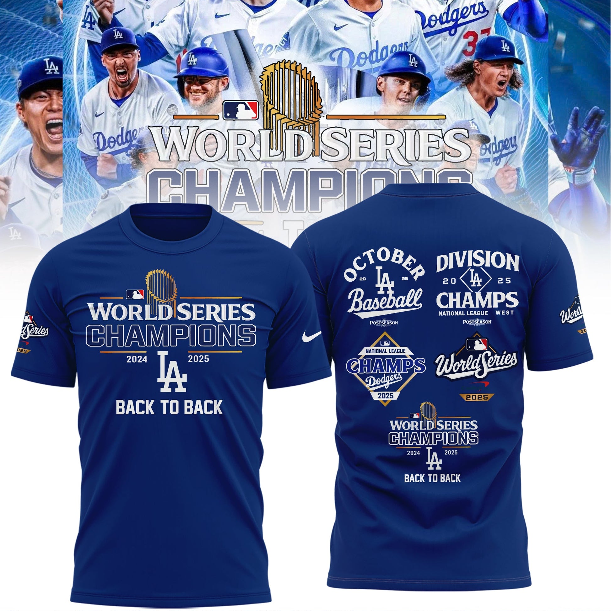 LA Dodgers – 2025 World Series Champions Limited Edition T-Shirt