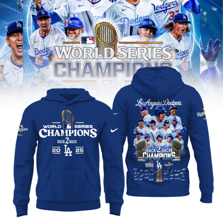 LA Dodgers – 2025 World Series Champions Limited Edition Combo Hoodie