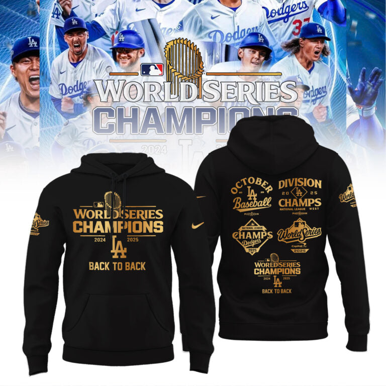 LA Dodgers – 2025 World Series Champions Limited Edition Combo Hoodie