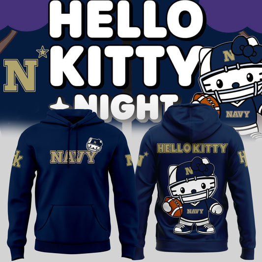 Special New Hello Kitty x Navy Midshipmen Hoodie