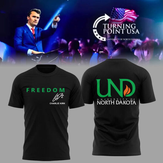 University Of North Dakota x Turning Point USA 2025 TShirt