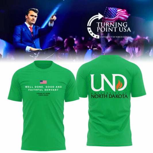 University Of North Dakota x Turning Point USA 2025 TShirt