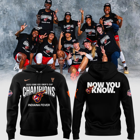 Indiana Fever 2025 WNBA Commissioner's Cup Champions Hoodie