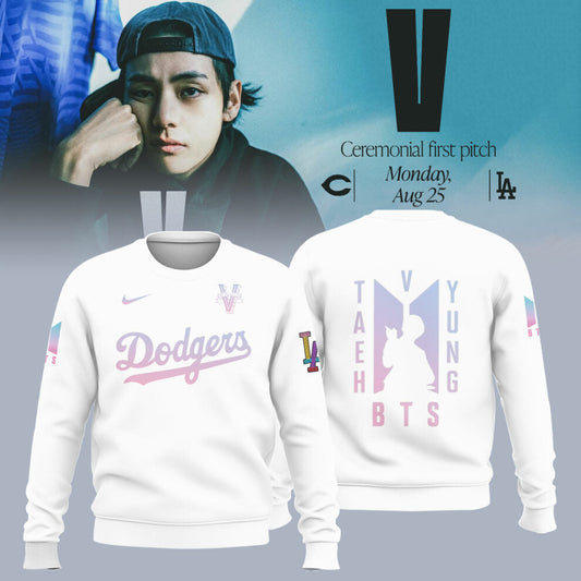 V BTS x Los Angeles Dodgers Sweatshirt
