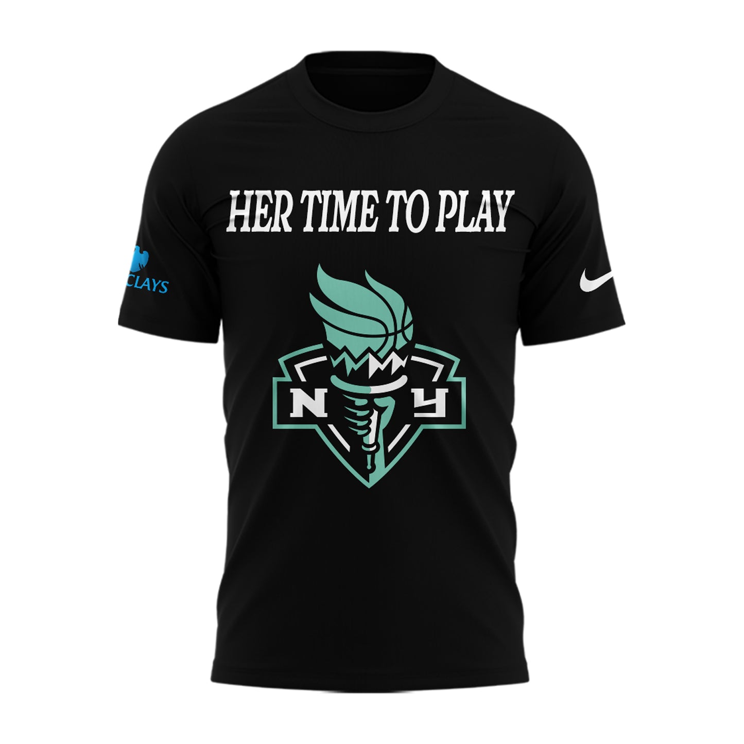 2024 WNBA Champions New York Liberty T-shirt Jogger & Cap Her Time To Play Set