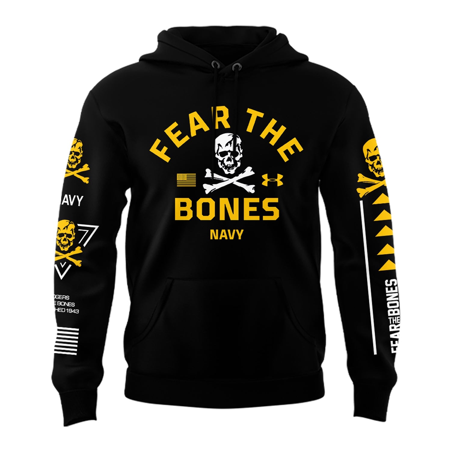 Angel Of Death Jolly Rogers Navy Midshipmen Hoodie