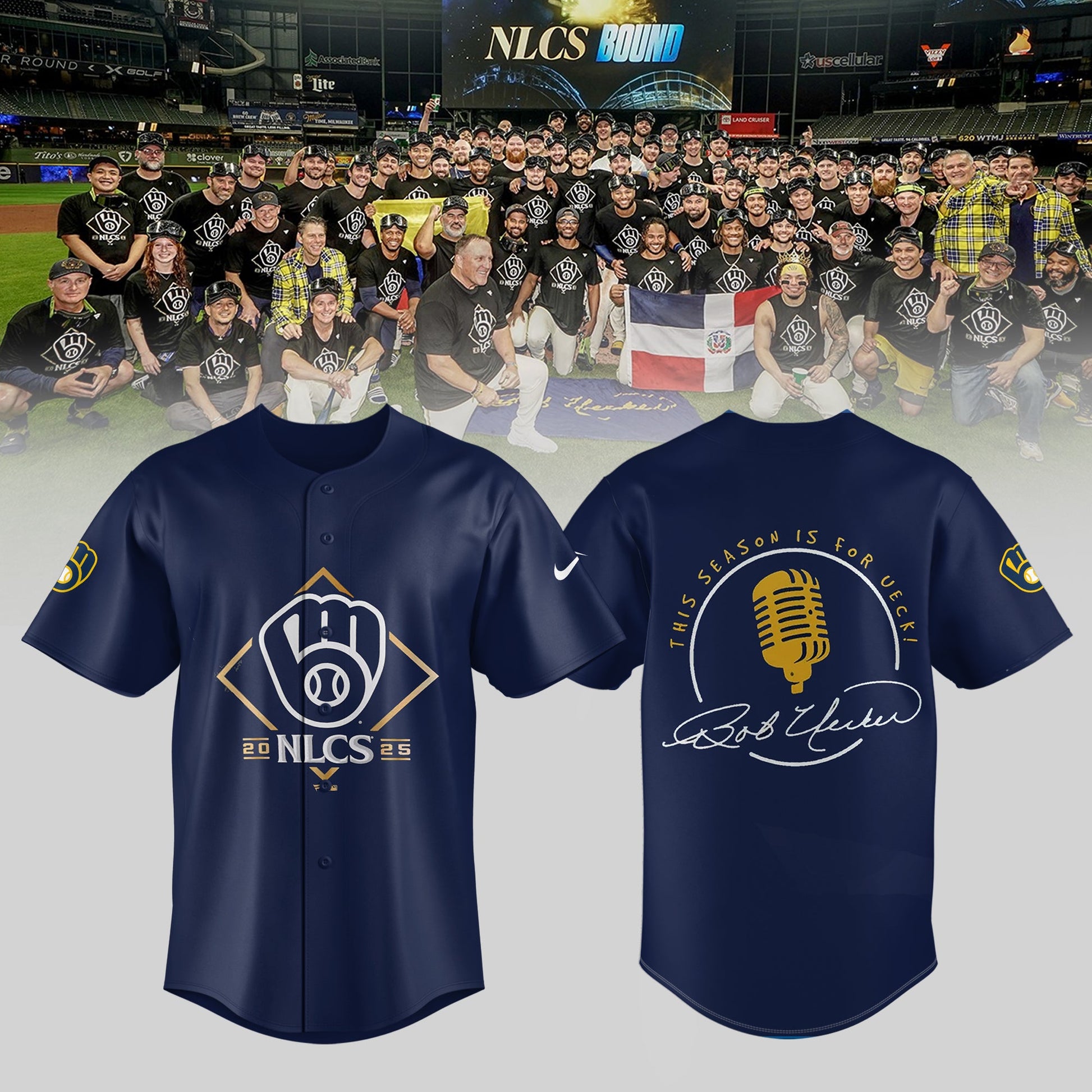 [One special Crew] Milwaukee Brewers NLCS – This Season is for UECK Jersey