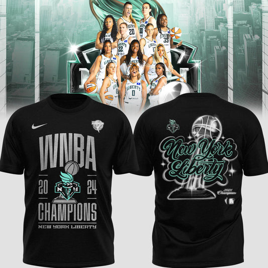 2024 WNBA Champions New York Liberty T-shirt Jogger & Cap NY Liberty Champions Set 4.0