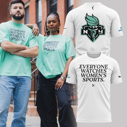 2024 WNBA Champions New York Liberty T-shirt Jogger & Cap NY Liberty Champions White Set