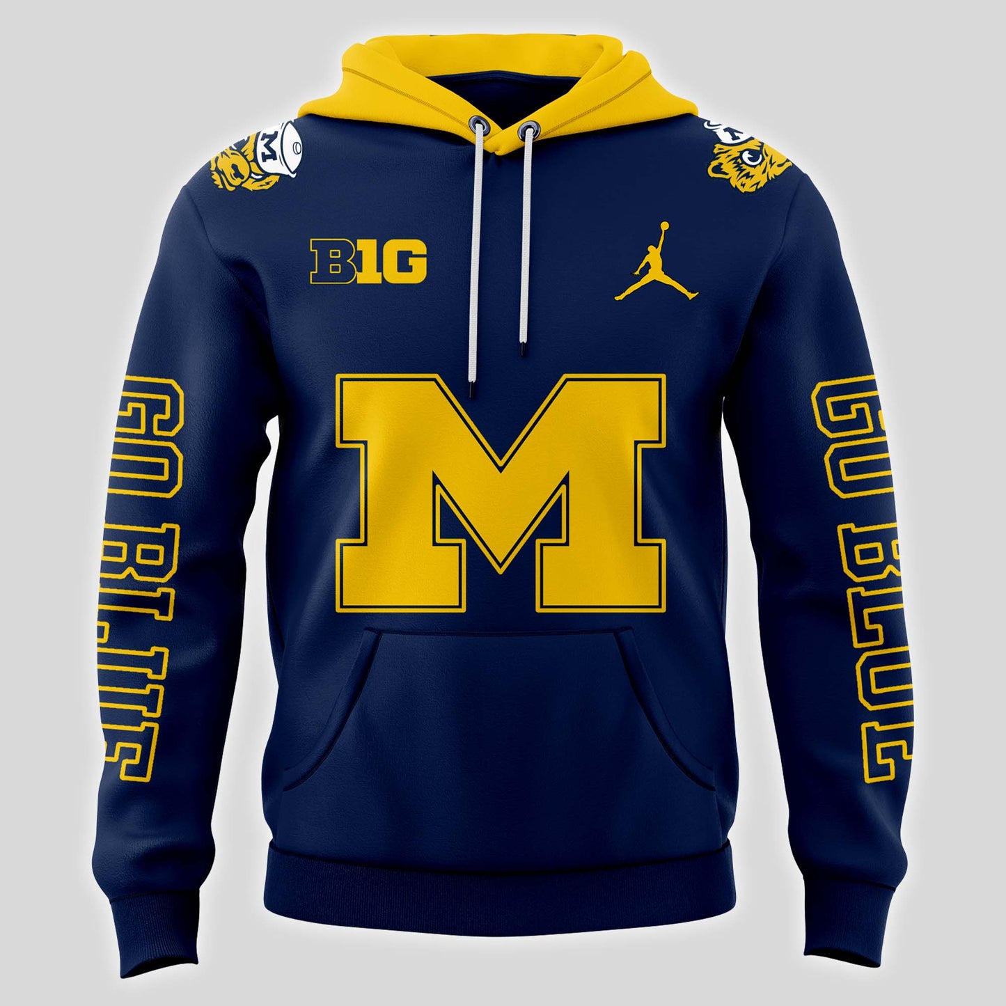 High-End Michigan Wolverines Merch - Michigan Wolverines football 2024 “Go Blue” Hoodie - Game Blue! Michigan Wolverines Fan Gear Collection