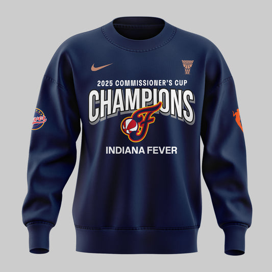 Indiana Fever 2025 WNBA Commissioner's Cup Champions SWEATSHIRT