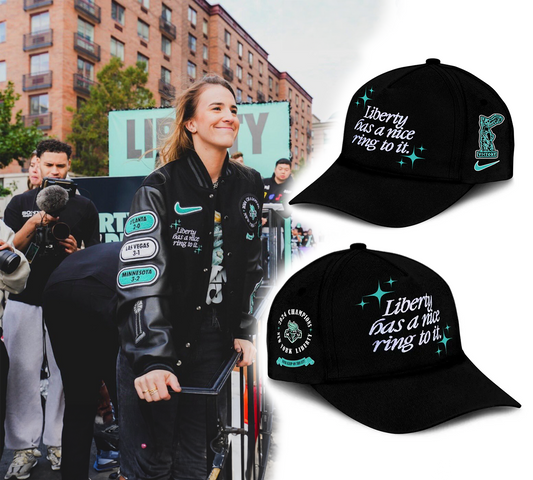 2024 WNBA Champions New York Liberty Cap - Liberty Has A Nice Ring To It - NY Liberty History Champions Hoodie Set