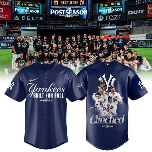 New York Yankees October 2025 Postseason Baseball Jersey