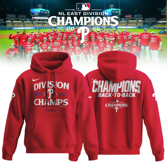 Philadelphia Phillies Hoodie BACK-TO-BACK NL EAST CHAMPIONS