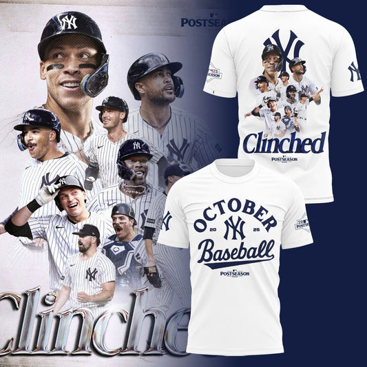 New York Yankees October 2025 Postseason T-Shirt