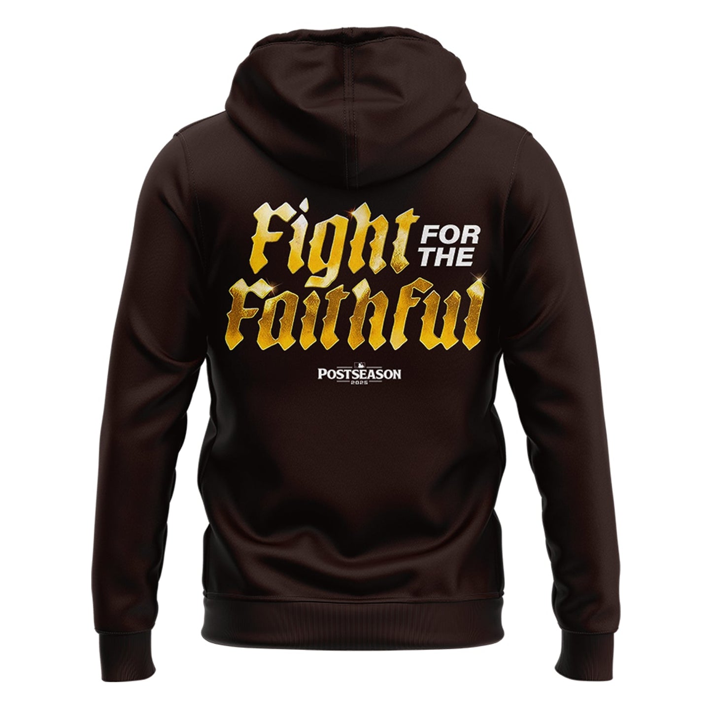 San Diego Padres Brown 2025 Postseason Locker Room Hoodie