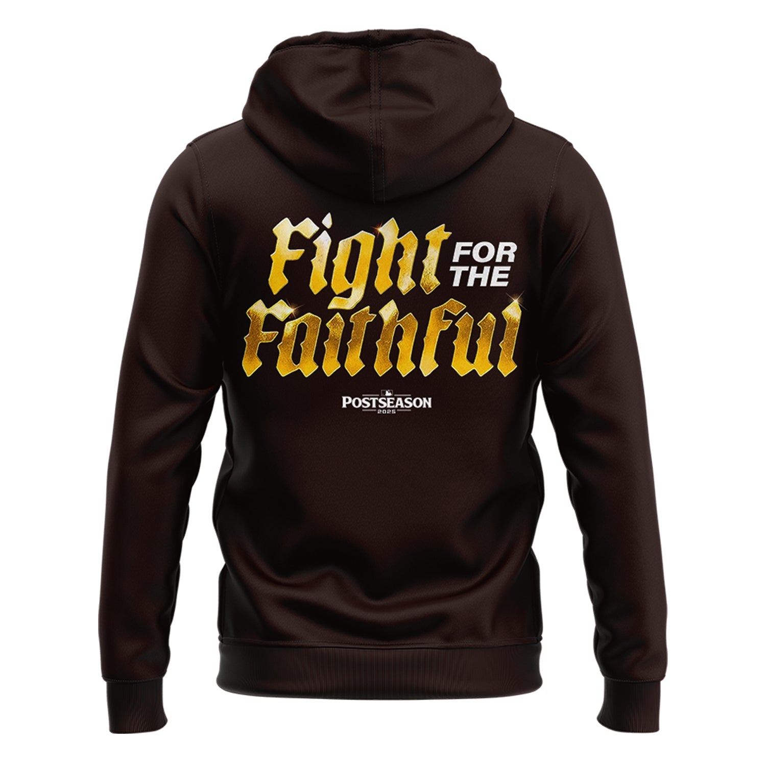 San Diego Padres Brown 2025 Postseason Locker Room Hoodie