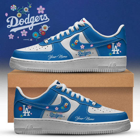 LA Dodgers x Takashi Murakami AF1 Low Top Sneaker 2025 Season Blue-White
