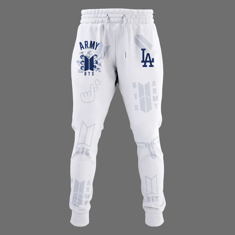 Army BTS x Los Angeles Dodgers T-Shirt