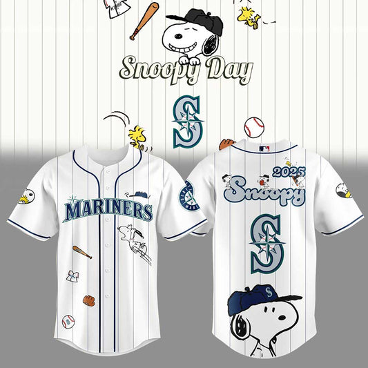 Seattle Mariners Snoopy Day 2025 Limited Edition Jersey