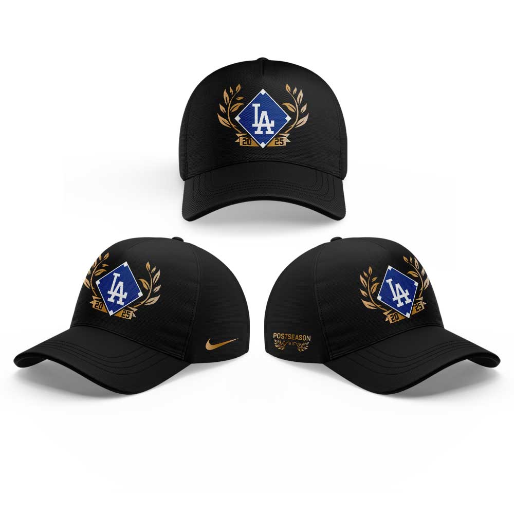 LA.Dodgers 2025 National League Division Series Champions Combo Golden Black Hoodie