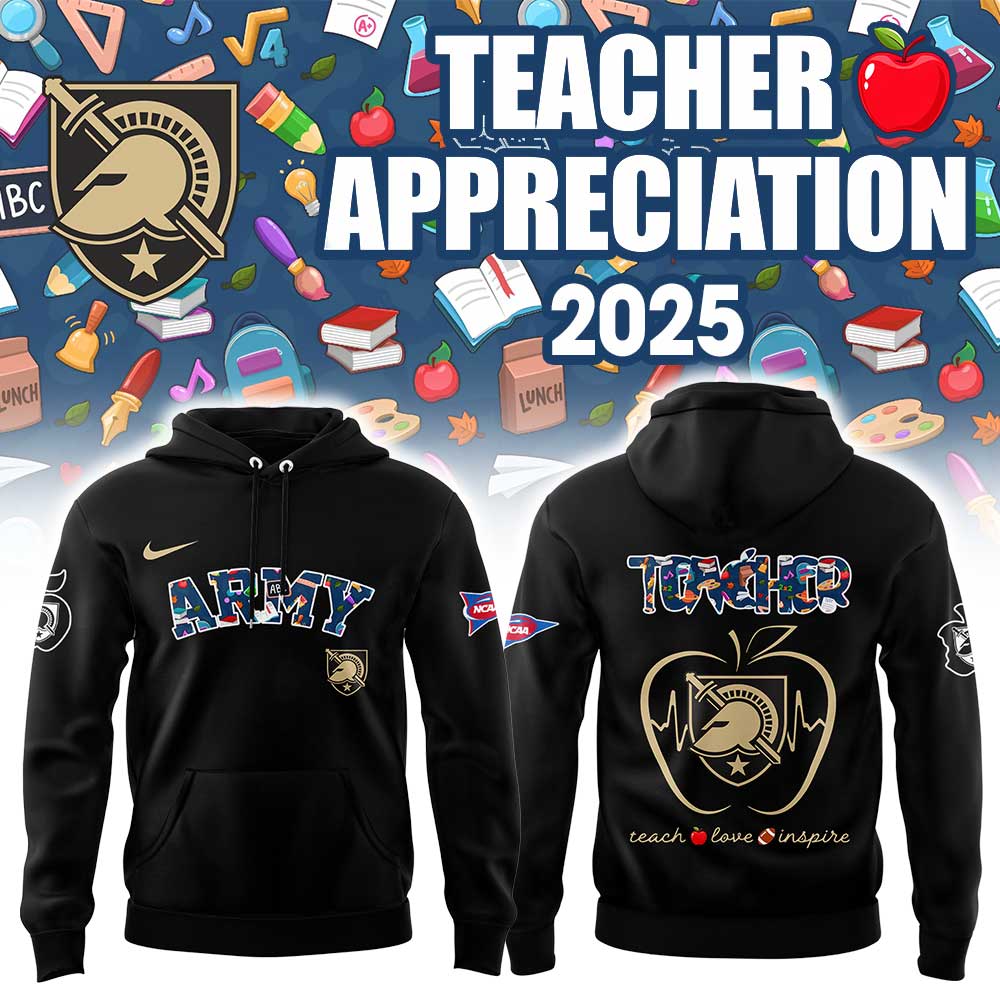 Limited Edition Army x Teacher Appreciation 2025 Hoodie