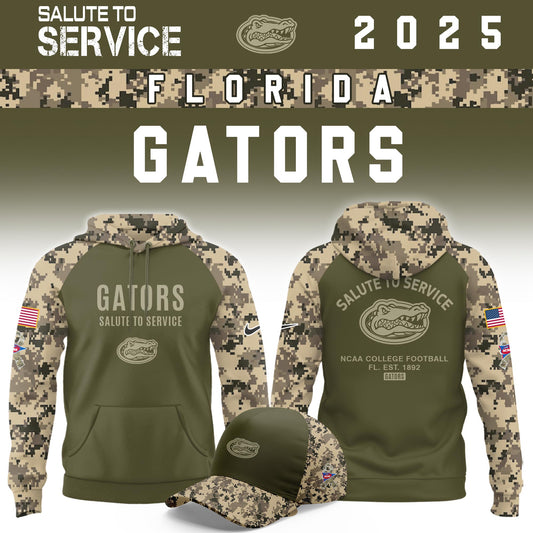 Florida Gators Salute To Service Limited Hoodie and Cap 2025 Collection