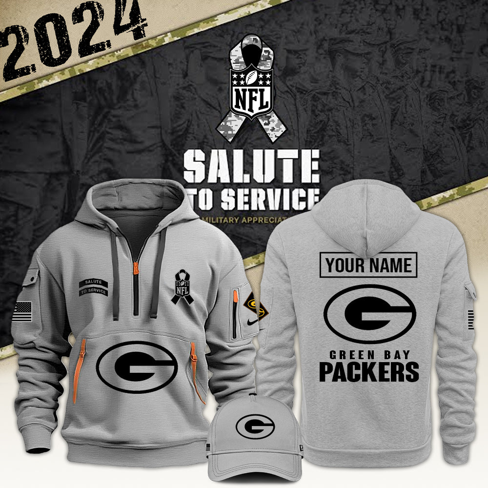 Premium Green Bay Packers Merch 2025 Version - Green Bay Packers Veterans Day Hoodie Limited Edition - Gear Up For Game Day!