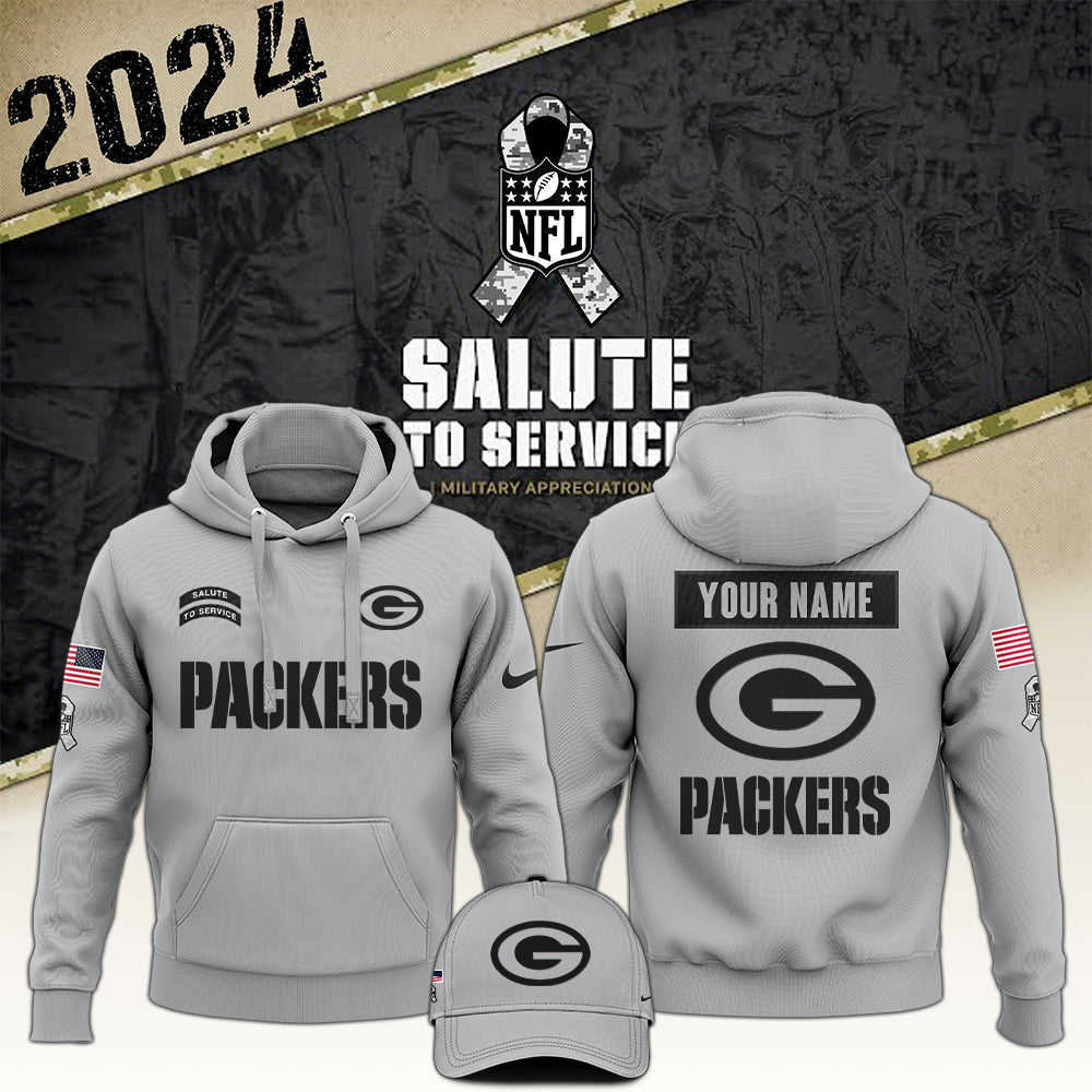 Premium Green Bay Packers Merch 2025 Version - Green Bay Packers x Veterans Day Hoodie Limited Edition 2025 - Gear Up For Game Day!