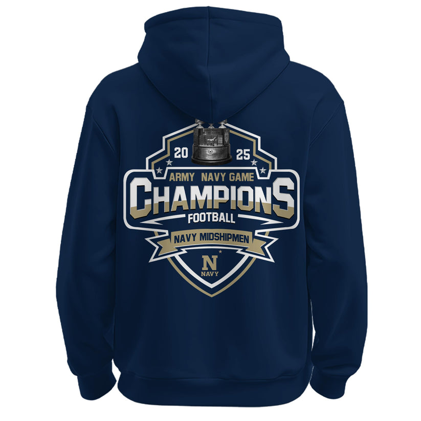 Navy Midshipmen Hoodie - 2025 CIC Champions Shirt
