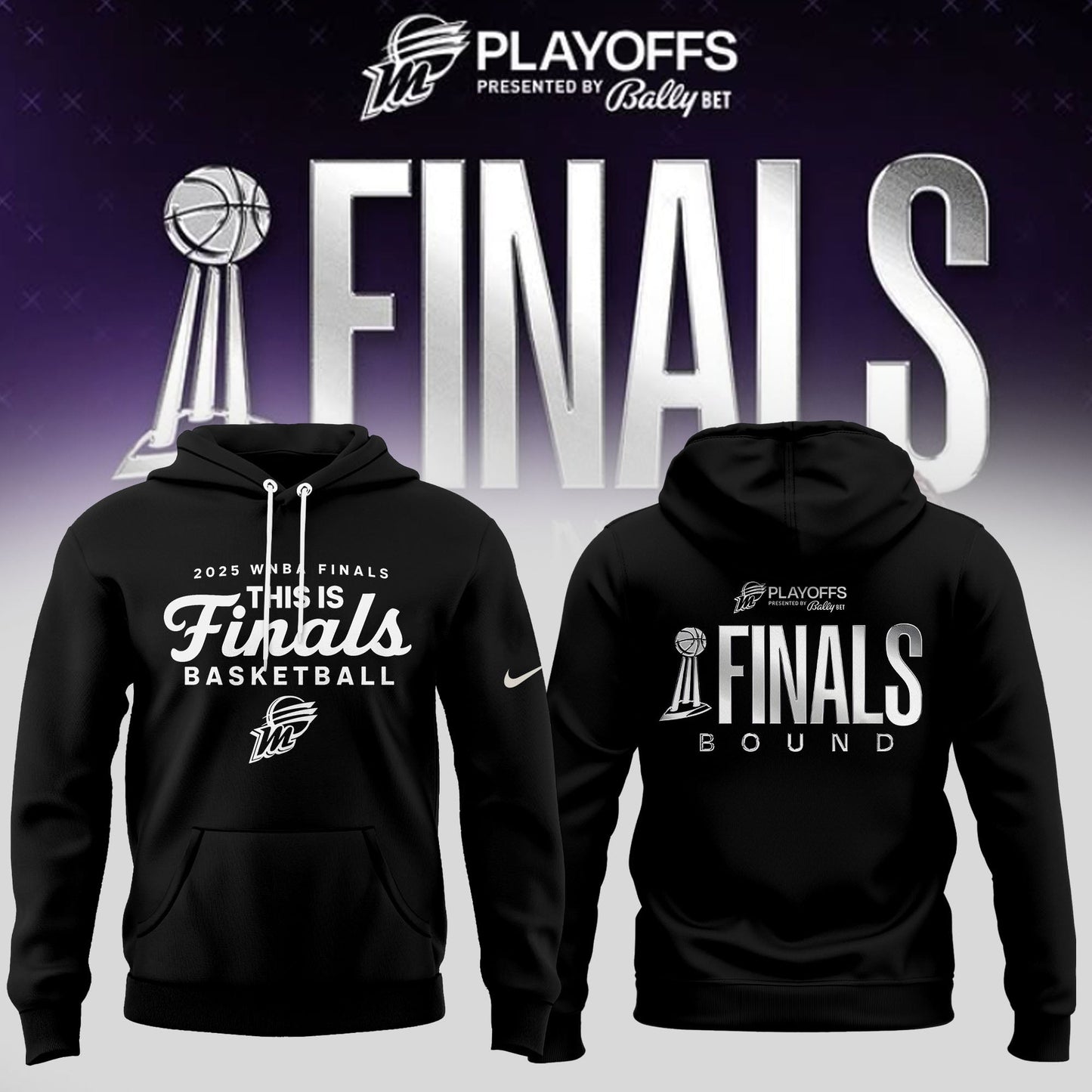 Phoenix Mercury 2025 Finals Hoodie Meow collections