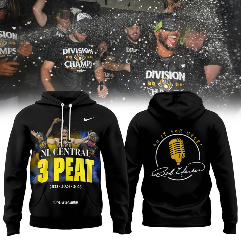 “DO IT FOR UECK!” The 2025 Brewers’ playoff merch Hoodie