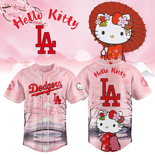 Los Angeles Dodgers Jersey  x Kitty-Chan Baseball 2025 Limited Edition