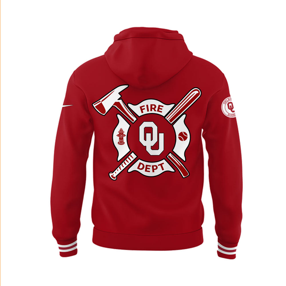 Oklahoma Baseball x Firefighter Appreciation Night Hoodie