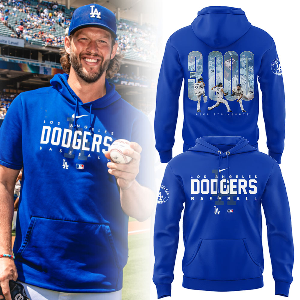 Los Angeles Dodgers Clayton Kershaw Hoodie