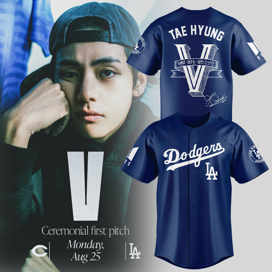 Tae-Hyung x Los Angeles Dodgers Jersey Special Version