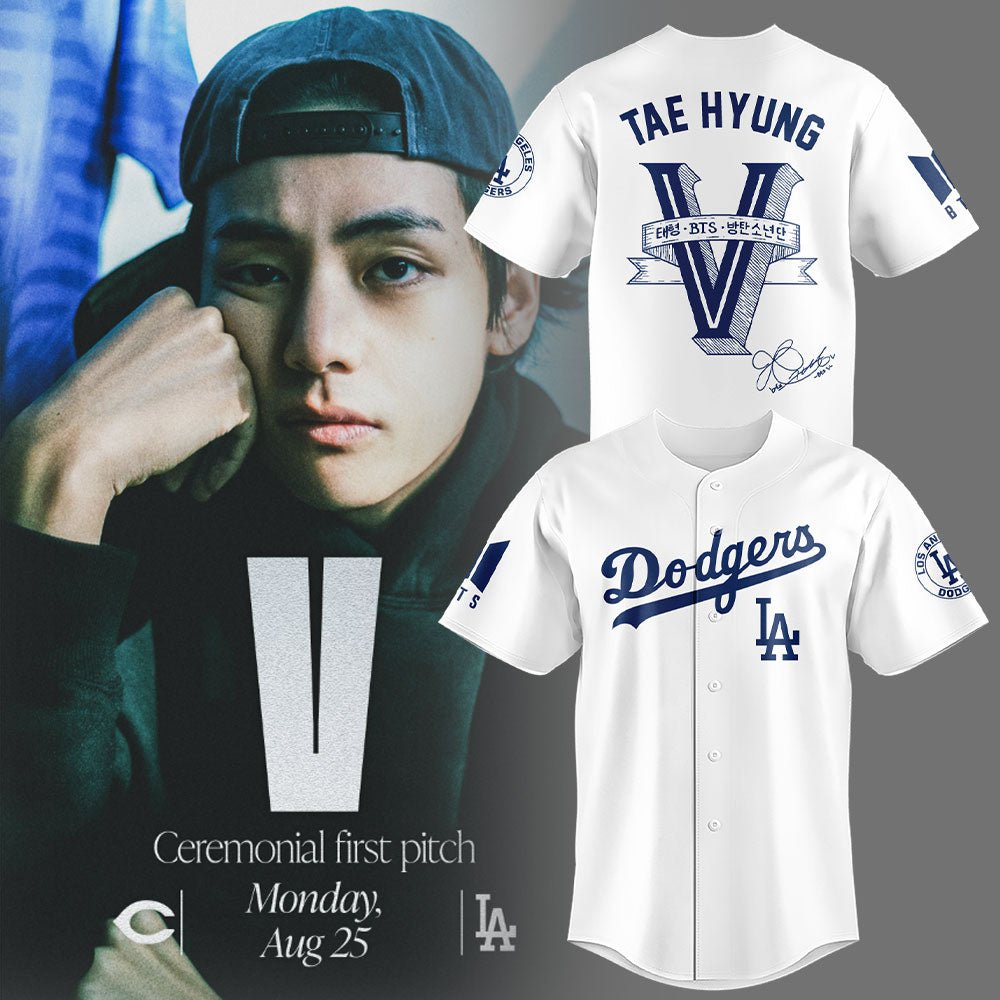 Tae-Hyung x Los Angeles Dodgers Jersey Special Version
