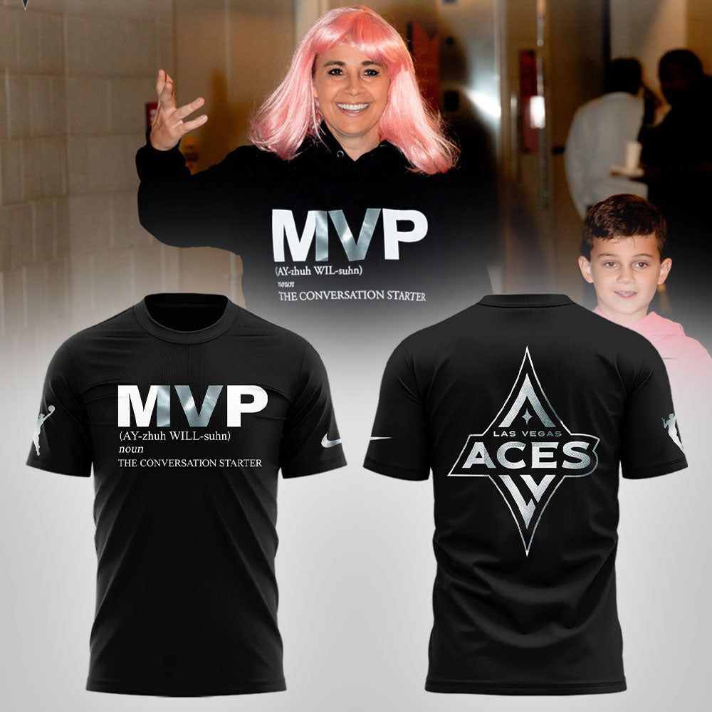 Limited Edition Las Vegas Aces x A'JA MVP 2025 T-Shirt