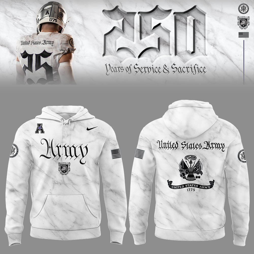 LiArmy Hoodie For The Army-Navy Game - New Released Uniform Edition Army’s 250 Years Hoodie