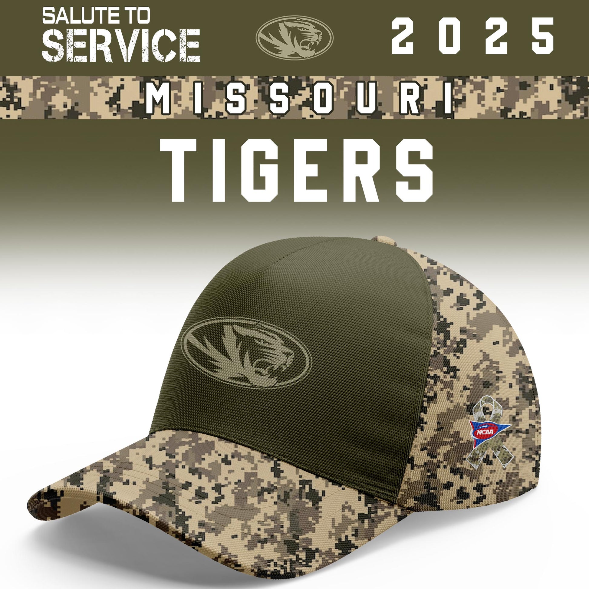 Missouri Tigers Salute To Service Limited Hoodie and Cap 2025 Collection