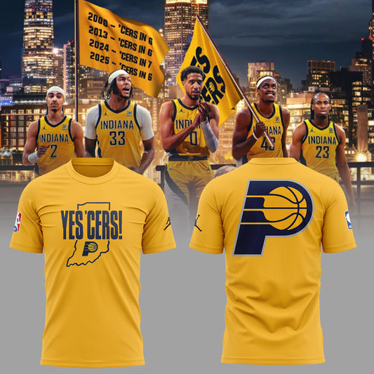 Indiana Pacers 'Yes Cers' 2025 T-Shirt