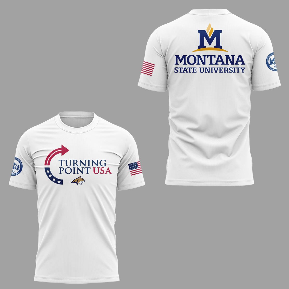University Of Montana State x Turning Point USA 2025 TShirt