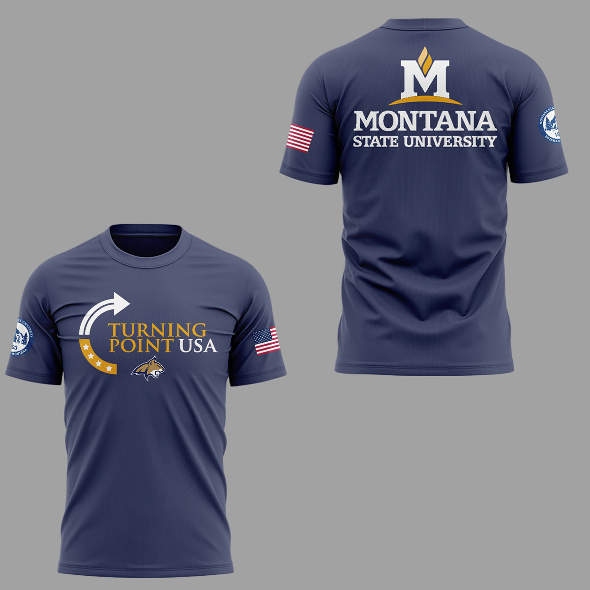 University Of Montana State x Turning Point USA 2025 TShirt