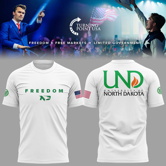 University Of North Dakota x Turning Point USA 2025 TShirt