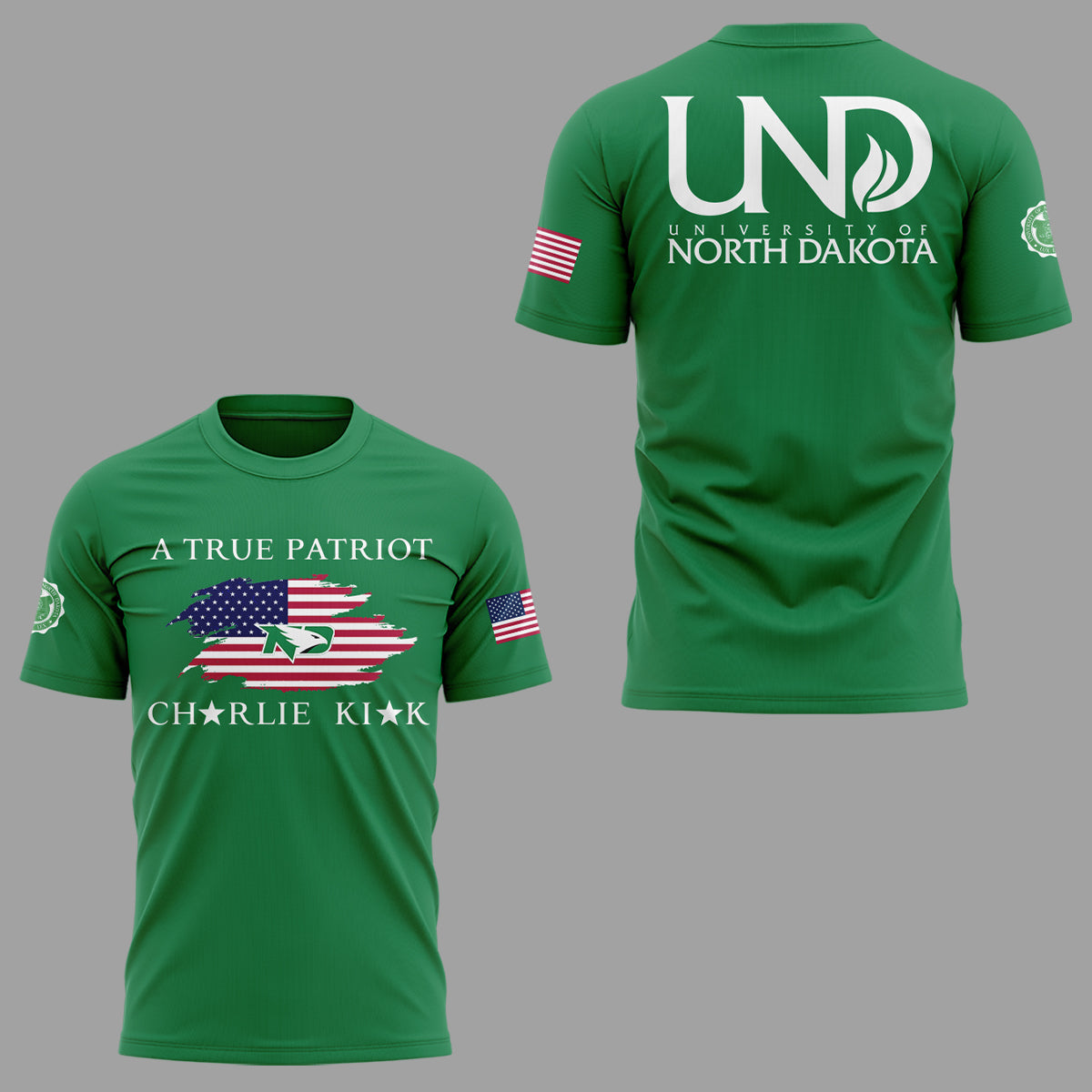 University Of North Dakota x Turning Point USA 2025 TShirt